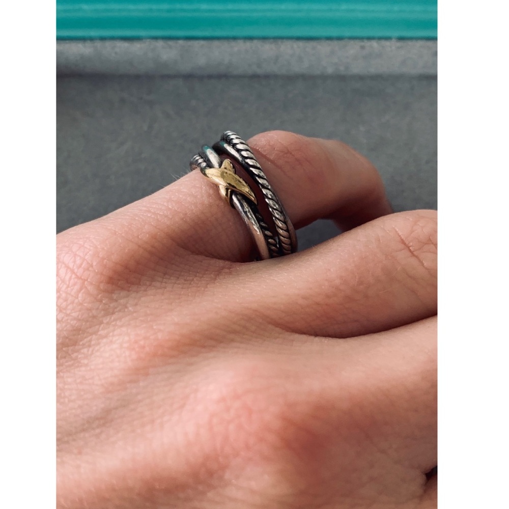 David Yurman X Crossover Ring SZ 6